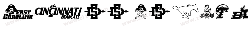 NCAA Marquette字体转换